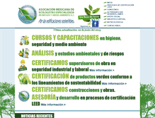 Tablet Screenshot of ecologistascambiandoamexico.org